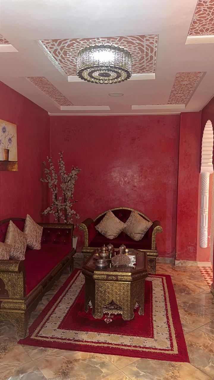 Moroccan riad inspired seating area